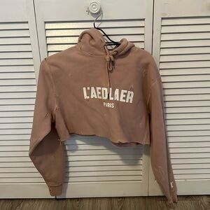 L’aed Laer cropped hoodie size small